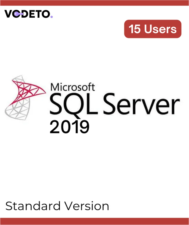 SQL Server 2019 standard License – 15 Users