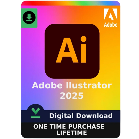 Adobe Illustrator 2025 With Lifetime License For Windows 2 PC/Laptop