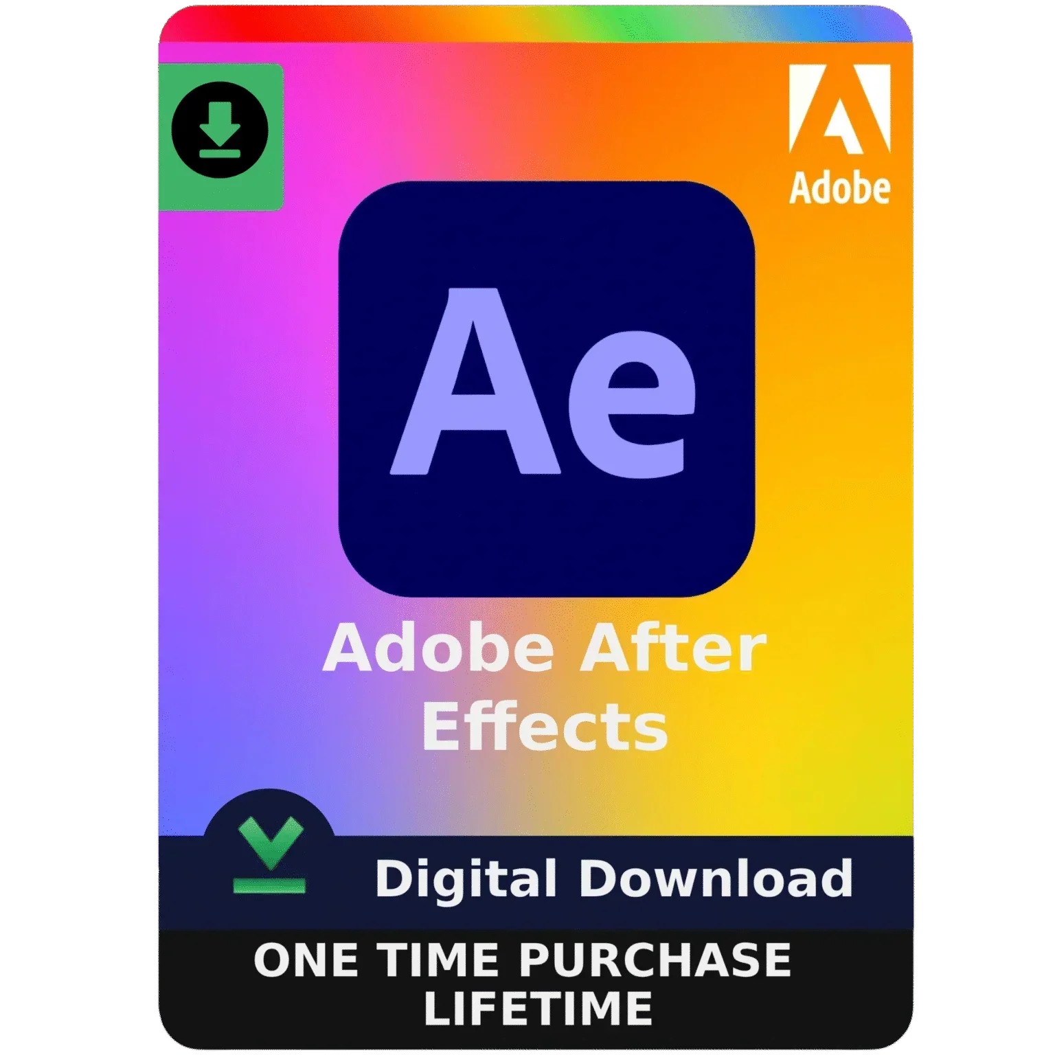 Adobe After Effects 2025 With Lifetime License For Windows 2 PC/Laptop